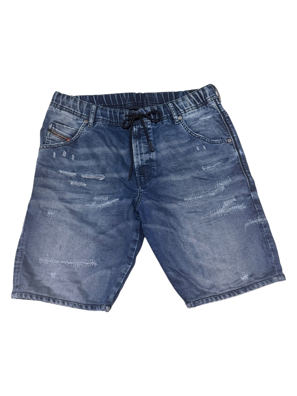 DIESEL KROOSHORT-NE D-KROOSHORT-T 087AC 87AC JOGG SHORT SHORTS JEANS DENIM W34